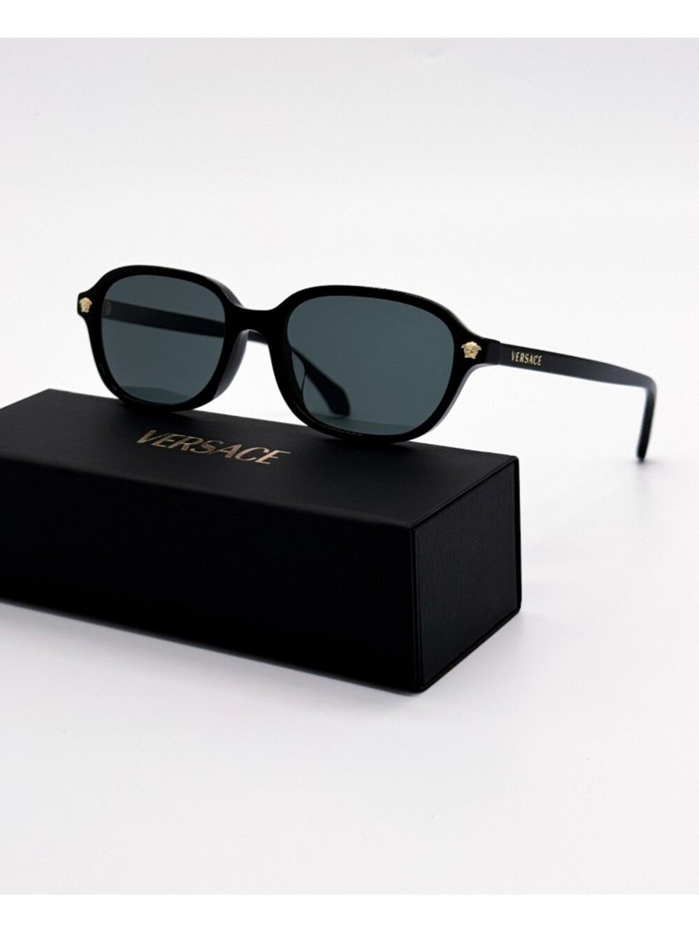New Versace VE4514D GB1/87 Black Women Sunglasses